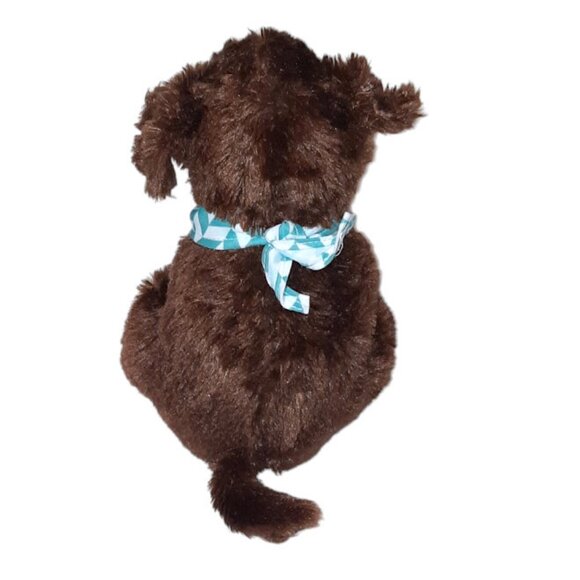 Miranda Lambert Mutt Nation Brown Dog Squeaker With Bandana Plush Toy 10" - Picture 5 of 6